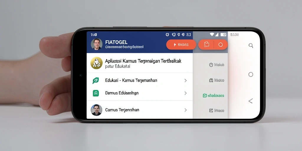 Antarmuka aplikasi FIATOGEL yang sederhana dan fungsional.