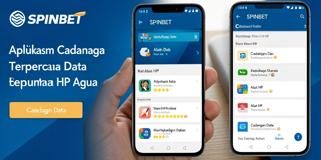 Antarmuka SPINBET yang intuitif untuk cadangan data yang mudah.